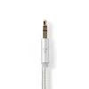 Nedis CCTB39940AL10 Lightning laidas 1 m aliuminis 3,5 mm jungtis