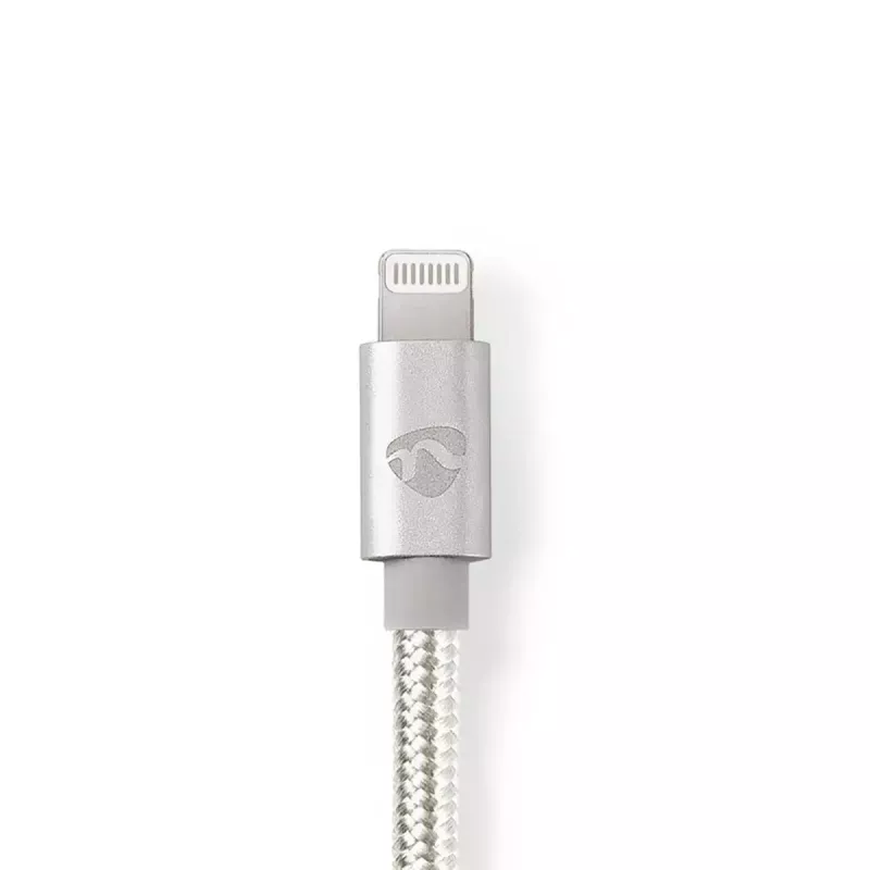 Nedis CCTB39940AL10 Lightning laidas 1 m aliuminis 3,5 mm jungtis