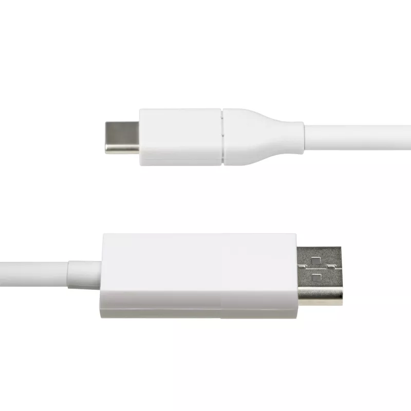 StarTech.com 6 pėdų (2 m) USB-C į DisplayPort 1.2 laidas, dvikryptis, 4K 60 Hz, baltas vaizdo adapterio laidas, skirtas Apple MacBook Pro / Air M1 M2 M3 M4, Mac Mini / Studio, Thunderbolt suderinamas