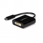 StarTech.com USB-C į DVI adapteris – juodas – 1920x1200 – USB Type-C vaizdo keitiklis jūsų DVI-D ekranui / monitoriui / projektoriui – atnaujinta versija CDP2DVIEC