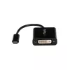 StarTech.com USB-C į DVI adapteris – juodas – 1920x1200 – USB Type-C vaizdo keitiklis jūsų DVI-D ekranui / monitoriui / projektoriui – atnaujinta versija CDP2DVIEC