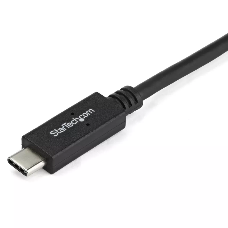 StarTech.com 3,3 pėd. (1 m) USB-C į DVI kabelis - 1920 x 1200 - Juodas