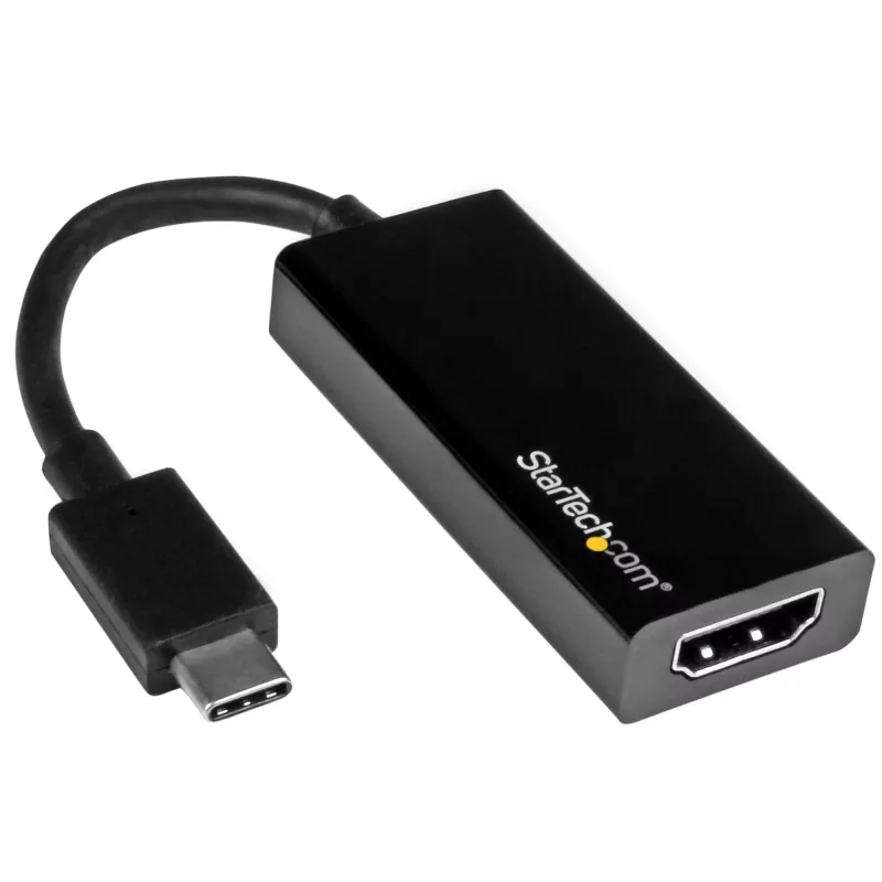 StarTech.com USB-C į HDMI adapteris su 4K 30Hz - juodas, 3.2 Gen 2 (3.1 Gen 2), USB Type-C, HDMI išvestis, 3840 x 2160 pikselių