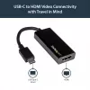 StarTech.com USB-C į HDMI adapteris su 4K 30Hz - juodas, 3.2 Gen 2 (3.1 Gen 2), USB Type-C, HDMI išvestis, 3840 x 2160 pikselių