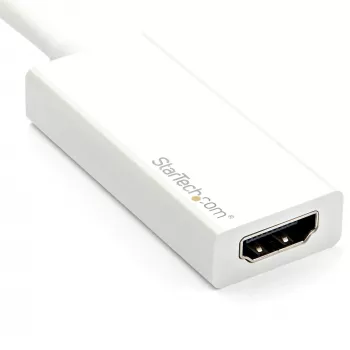 StarTech.com USB-C į HDMI adapteris – baltas – 4K 60Hz, USB Type-C, HDMI išvestis, 3840 x 2160 pikselių