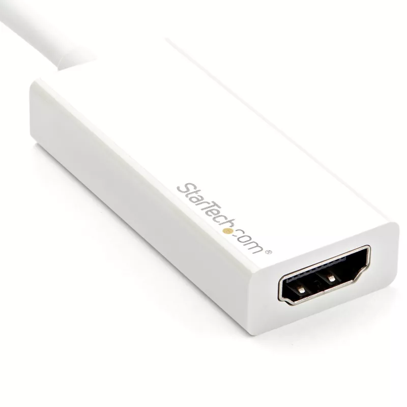 StarTech.com USB-C į HDMI adapteris – baltas – 4K 60Hz, USB Type-C, HDMI išvestis, 3840 x 2160 pikselių