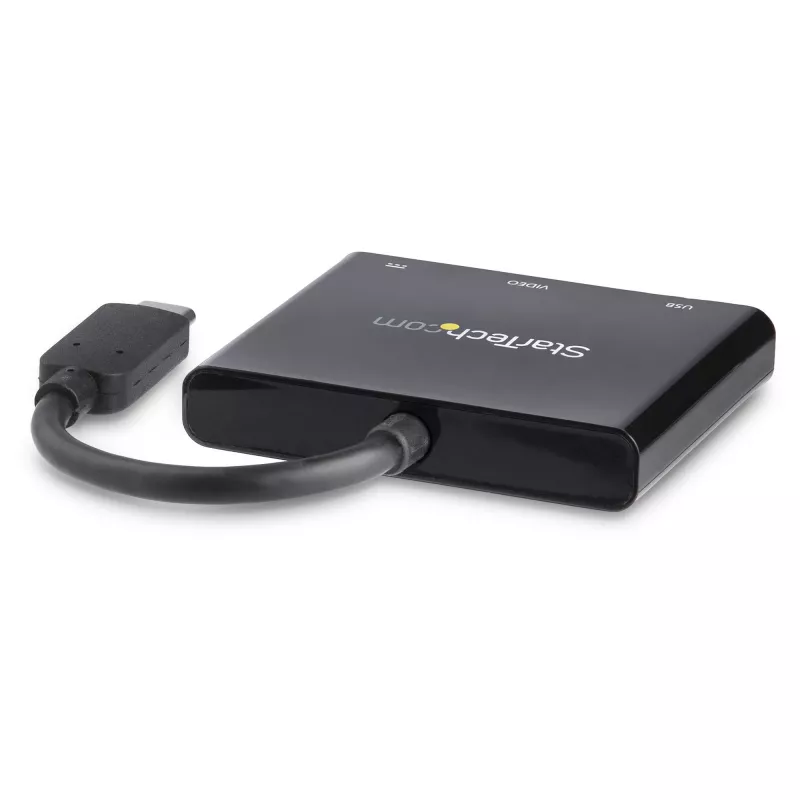 StarTech.com USB-C kelių prievadų adapteris su HDMI - USB 3.0 prievadas - 60 W PD - juodas