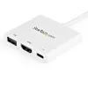 StarTech.com USB-C universali jungtis su HDMI – USB 3.0 prievadas – 60 W PD – balta