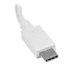 StarTech.com USB-C į HDMI adapteris su 4K 30Hz - Baltas, USB Type-C, HDMI išvestis, 3840 x 2160 pikselių