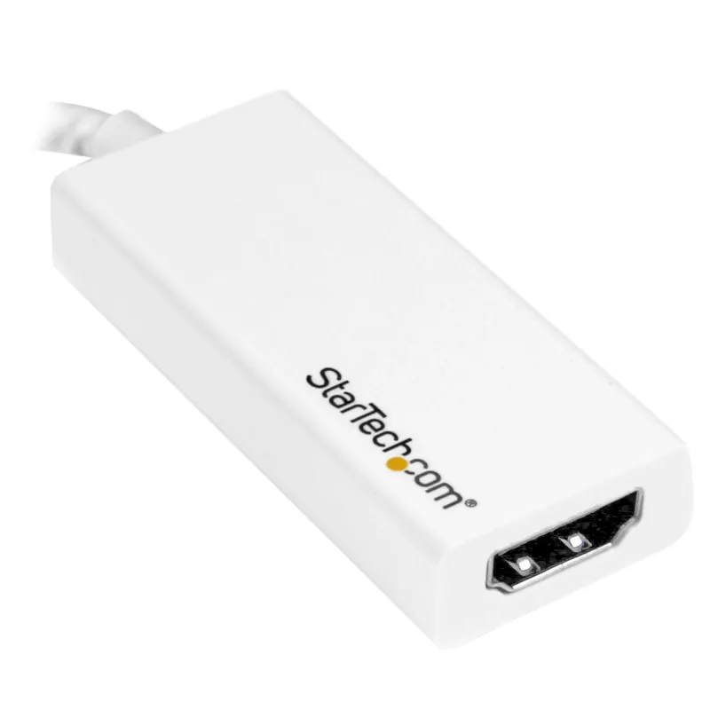 StarTech.com USB-C į HDMI adapteris su 4K 30Hz - Baltas, USB Type-C, HDMI išvestis, 3840 x 2160 pikselių