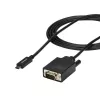 StarTech.com 6 pėdų/2 m USB-C į VGA kabelis - 1920x1200/1080p USB Type-C į VGA vaizdo aktyvusis adapterio kabelis - Suderinamas su Thunderbolt 3 - Nešiojamam kompiuteriui prie VGA monitoriaus/projektoriaus - DP Alt Mode HBR2