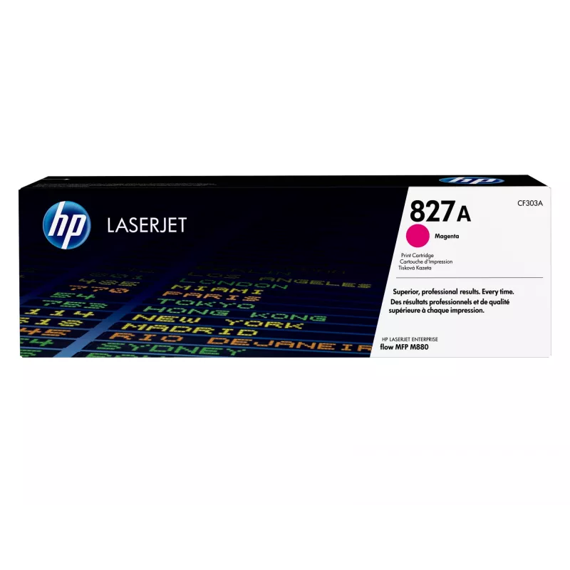 HP 827A purpurinis Originalius LaserJet dažų kasetė, 32000 puslapių, purpurinė, 1 vnt.
