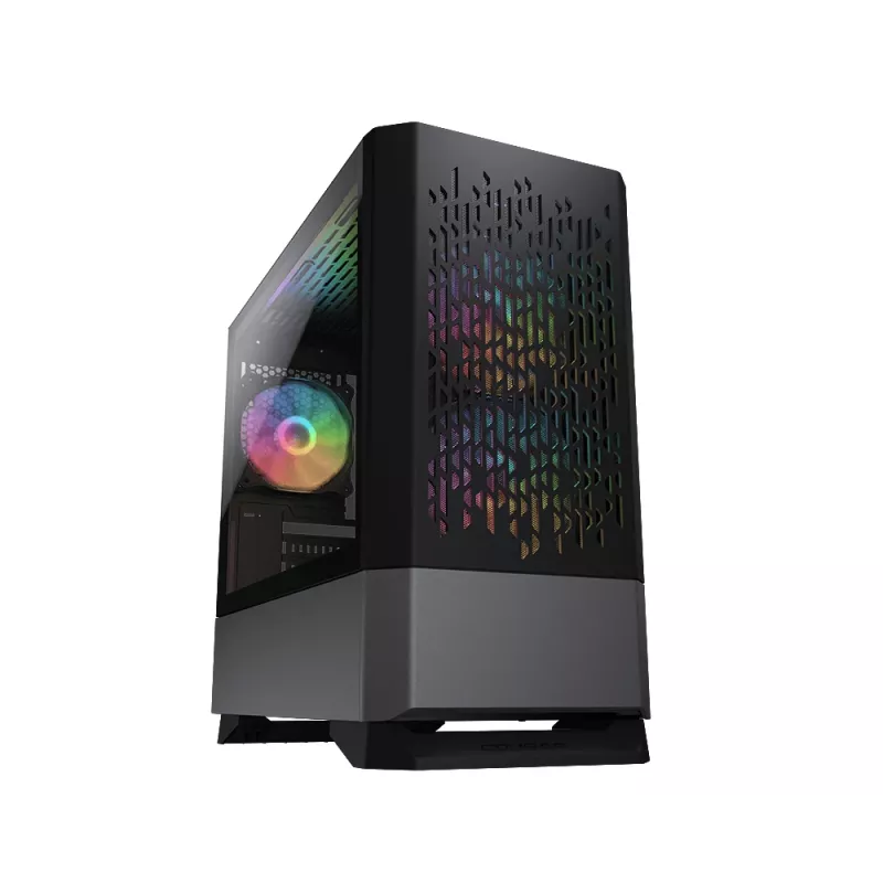 COUGAR Mini Tower Case MG140 Air ARGB, Juoda