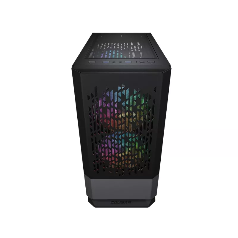 COUGAR Mini Tower Case MG140 Air ARGB, Juoda