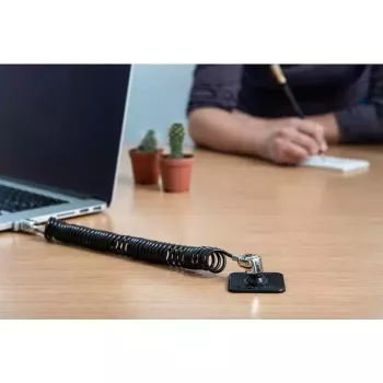 Apsaugos Kabelinė Spyna Compulocks CL02H Dvigalvė Susukta T formos juosta