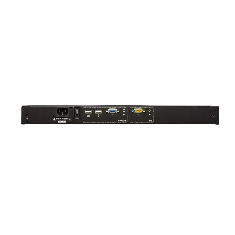 ATEN 1U trumpo gylio USB VGA vienos bėgelio LCD konsolė