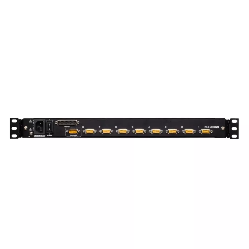 KVM jungiklis ATEN CL5708M Skirtas montuoti stelaže Juoda 1U 17 colių LCD