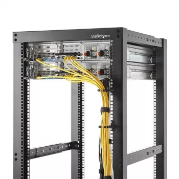 StarTech.com 1U vertikalus serverių stovo kabelių valdymo D-žiedas - 1,8x3,9 col. (4,5x10 cm)