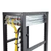 StarTech.com 1U vertikalus serverių stovo kabelių valdymo D-žiedas - 1,8x3,9 col. (4,5x10 cm)