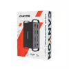 Doko stotelė CANYON CNS-HDS95ST — USB-C (USB 3.2 Gen 2) prijungimo stotelė su 2× HDMI, 2× USB 3.2 Gen1, 2× USB 2.0, Gigabit Ethernet, 100W, aliuminio, juoda
