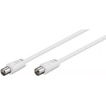 Microconnect COAX025W bendraašis kabelis 2,5 m baltas