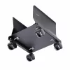 StarTech.com Kompiuterio bokšto vežimėlis, riedantis mobilus procesoriaus laikiklis ant ratukų, maks. apkrova 46.3 lb/21 kg, reguliuojamas kompiuterio korpuso laikiklis, stalinis grindų stovas, plieninė platformėlė