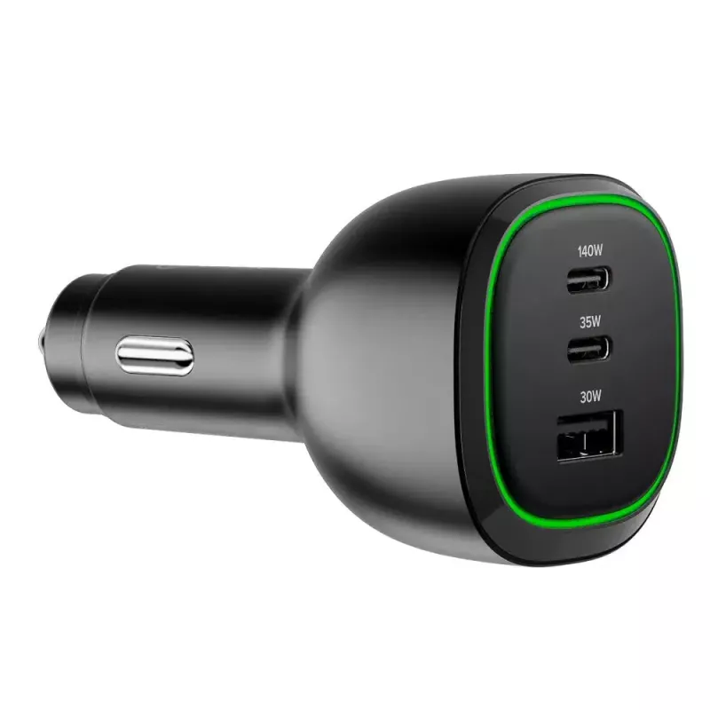 ALOGIC Rapid Power 165W USB-C automobilinis įkroviklis su 240W įkrovimo kabeliu