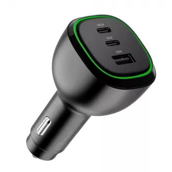 ALOGIC Rapid Power 165W USB-C automobilinis įkroviklis su 240W įkrovimo kabeliu