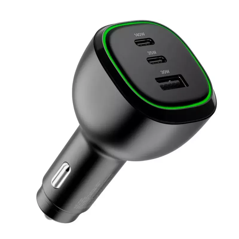 ALOGIC Rapid Power 165W USB-C automobilinis įkroviklis su 240W įkrovimo kabeliu