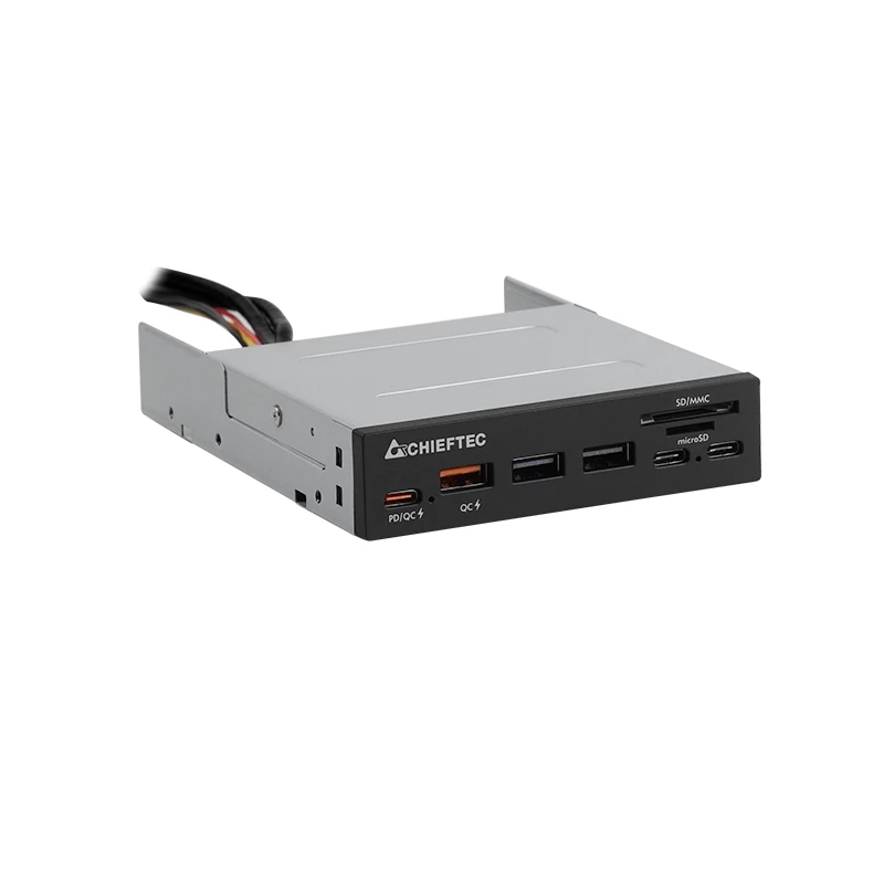 Chieftec CRD-908H kortelių skaitytuvas USB 3.2 Gen 1 (3.1 Gen 1) vidinis juodas