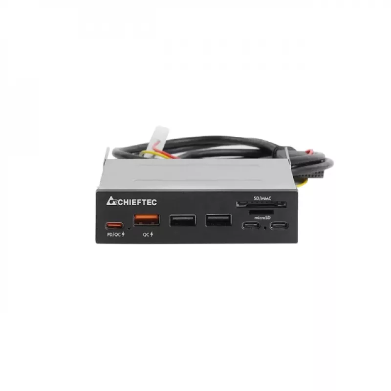 Chieftec CRD-908H kortelių skaitytuvas USB 3.2 Gen 1 (3.1 Gen 1) vidinis juodas