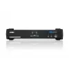 ATEN 2 prievadų USB DVI dvigubos jungties KVM jungiklis su garso ir USB 2.0 šakotuvu (su KVM laidais)