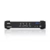 ATEN 4 prievadų USB DVI Dual Link KVM jungiklis su garsu ir USB 2.0 šakotuvu (KVM laidai pridedami)