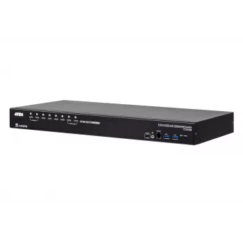 ATEN 8 prievadų USB 3.0 4K HDMI KVM komutatorius, 4096 x 2160 pikselių, 4K Ultra HD, 9,77 W, juodas