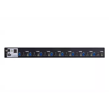 ATEN 8 prievadų USB 3.0 4K HDMI KVM komutatorius, 4096 x 2160 pikselių, 4K Ultra HD, 9,77 W, juodas