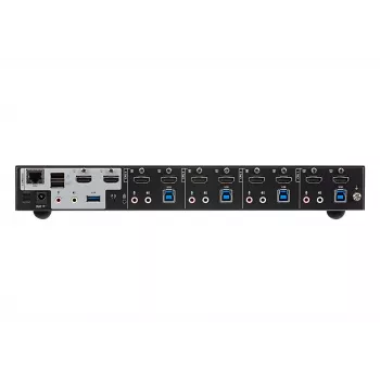 ATEN 4 prievadų USB 3.0 4K HDMI dviejų ekranų KVMP™ komutatorius, 4096 x 2160 pikselių, 4K Ultra HD, 4,42 W, juodas