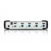 ATEN 4 prievadų USB 3.1 Gen 1 DisplayPort 1.1 KVMP™ komutatorius su garsiakalbiu (KVM kabeliai pridedami)