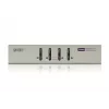 ATEN 4 prievadų USB VGA KVM su garsu (KVM laidai pridedami), QXGA, 0,177 W, pilka