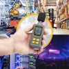 StarTech.com Rankinis skaitmeninis garso matuoklis su dideliu LCD, triukšmo/decibelų lygio skaitytuvas serverių patalpoms/biurui, garso monitorius, 30–130 dBA diapazonas, tikslūs min/maks rodmenys