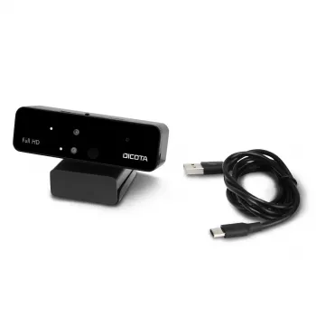 Internetinė kamera DICOTA D31892 1902 x 1080 pikselių USB juoda