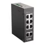 D-Link 8 prievadų nevaldomas pramoninis komutatorius su 8 x 10/100 BaseT(X) prievadais