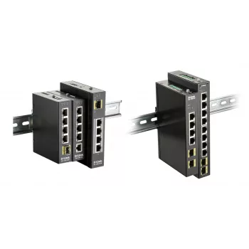 D-Link 4 prievadų gigabitinis pramoninis komutatorius su 2 x 100/1000M SFP