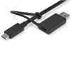 StarTech.com universali nešiojamojo kompiuterio dokų stotelė, hibridinė USB-C ir USB-A, dviguba 4K DP ir HDMI, 60W PD, Mac / Windows / Chrome OS, 4x USB 5Gbps šakotuvas, GbE