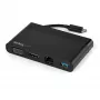 StarTech.com USB-C universalių jungčių adapteris su HDMI, VGA, Gigabit Ethernet ir USB 3.0 - USB-C į 4K HDMI arba 1080p VGA išvesties mini dokas - USB Type-C kelioninė dokinė stotelė USB-C nešiojamiesiems kompiuteriams