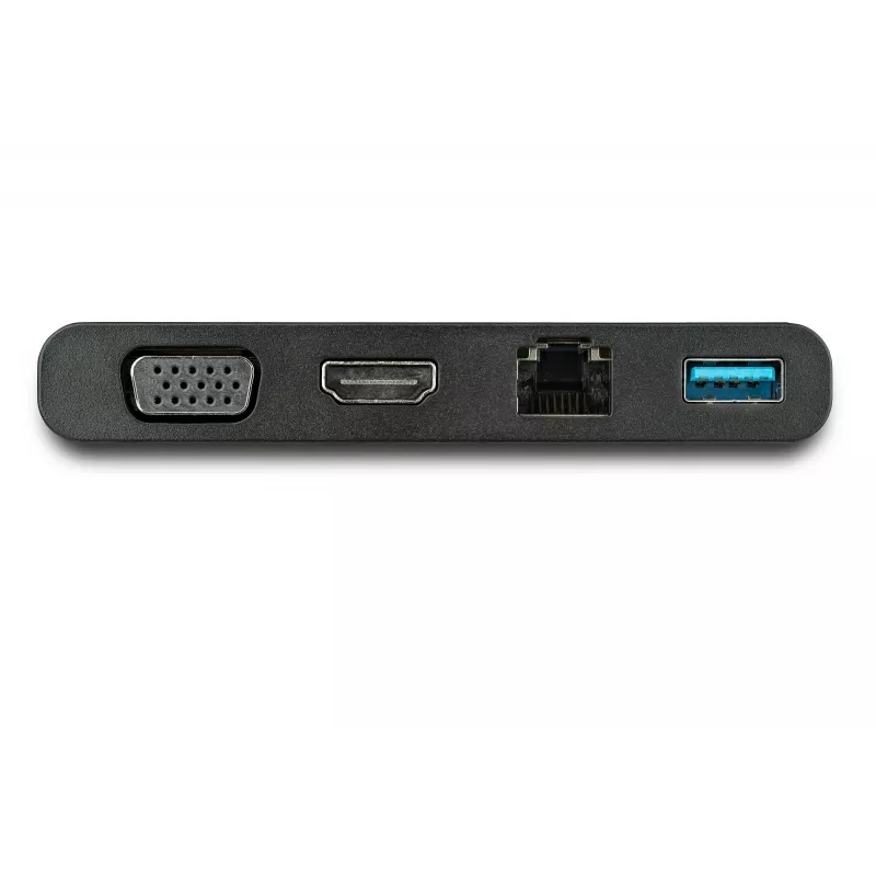 StarTech.com USB-C universalių jungčių adapteris su HDMI, VGA, Gigabit Ethernet ir USB 3.0 - USB-C į 4K HDMI arba 1080p VGA išvesties mini dokas - USB Type-C kelioninė dokinė stotelė USB-C nešiojamiesiems kompiuteriams