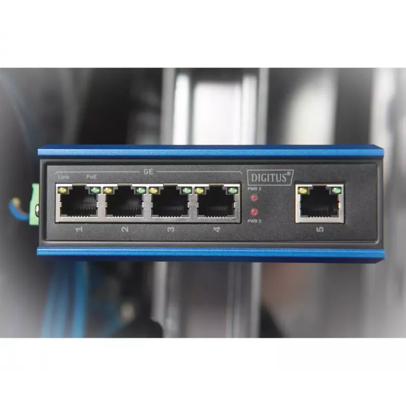Neadministruojamas komutatorius Digitus DN-651120 4 prievadų Gigabit PoE
