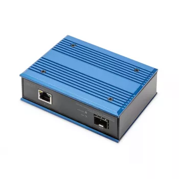 Digitus medijos keitiklis 10/100/1000Base-TX PoE į 1000Base-FX 1000 Mbit/s