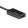 StarTech.com DisplayPort į HDMI adapteris - 4K 60Hz aktyvus DP 1.4 į HDMI 2.0 vaizdo keitiklis - DP į HDMI monitoriaus/TV/ekrano kabelio adapteris - užfiksuojanti DP jungtis
