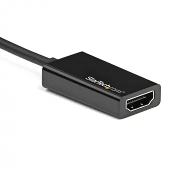 StarTech.com DisplayPort į HDMI adapteris - 4K 60Hz aktyvus DP 1.4 į HDMI 2.0 vaizdo keitiklis - DP į HDMI monitoriaus/TV/ekrano kabelio adapteris - užfiksuojanti DP jungtis