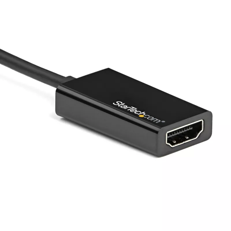 StarTech.com DisplayPort į HDMI adapteris - 4K 60Hz aktyvus DP 1.4 į HDMI 2.0 vaizdo keitiklis - DP į HDMI monitoriaus/TV/ekrano kabelio adapteris - užfiksuojanti DP jungtis